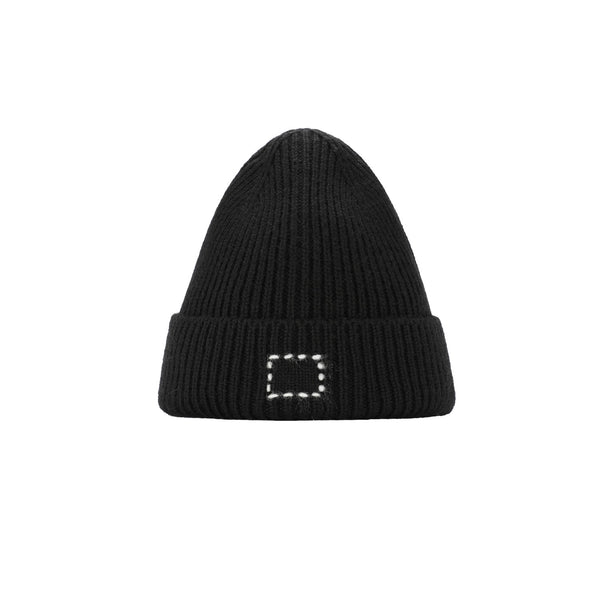 Classic Turn-Up Ribbed Beanie Hat