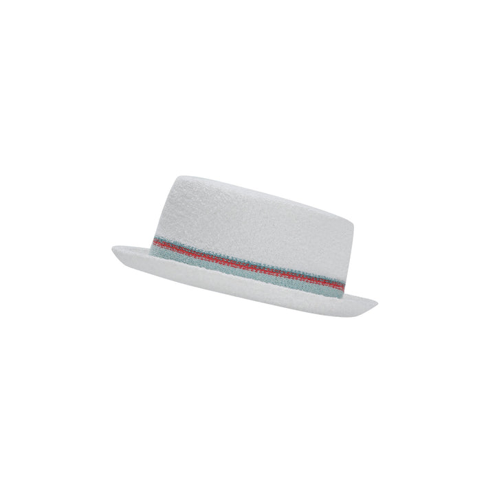 a white hat on a white background